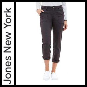 NWT Jones NY The Chino Crop Relaxed Fit Pants